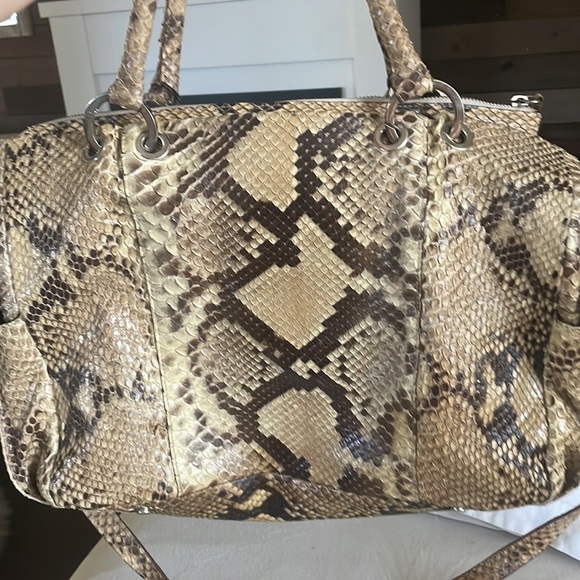Menotti Real Python Snakeskin Handbag - Picture 3 of 8